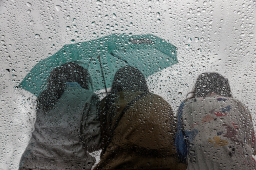 Im Regen